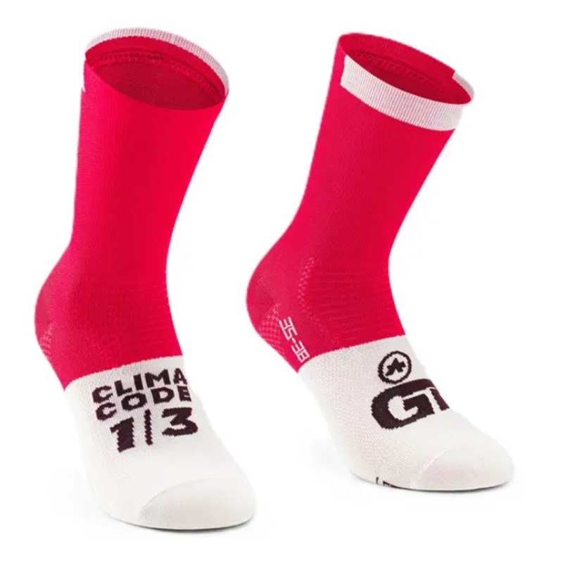 Skarpety ASSOS GT Socks C2 Cosmic Red I Skarpety ASSOS GT Socks C2 Cosmic Red I