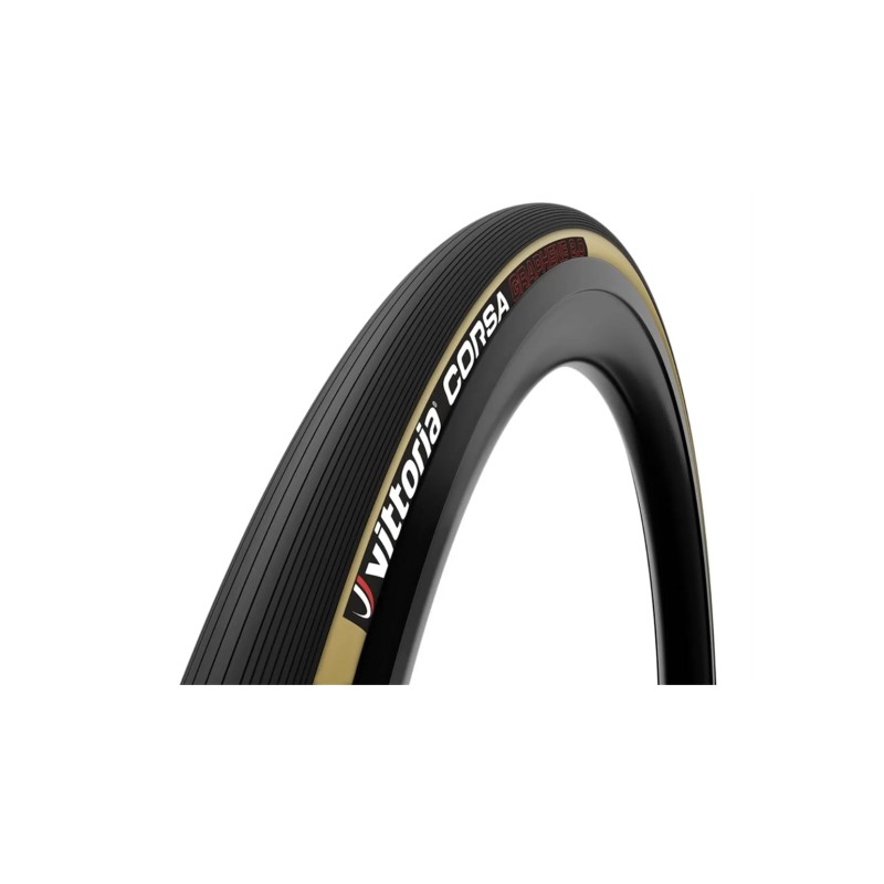 Vittoria : opona Corsa G2.0 700X25c, czarno-beżowa, zwijana Vittoria : opona Corsa G2.0 700X25c, czarno-beżowa, zwijana