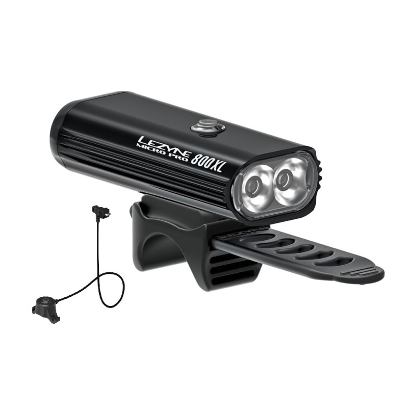 Lampka przednia ze zdalnym przełącznikiem LEZYNE Led Micro Drive Pro 800XL Lampka przednia ze zdalnym przełącznikiem LEZYNE Led Micro Drive Pro 800XL