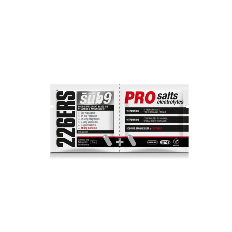 226ers sole mineralne z kofeiną SUB-9 PRO SALTS EL DUPLO 2 osobno pakowane kapsułki 226ers sole mineralne z kofeiną SUB-9 PRO SALTS EL DUPLO 2 osobno pakowane kapsułki