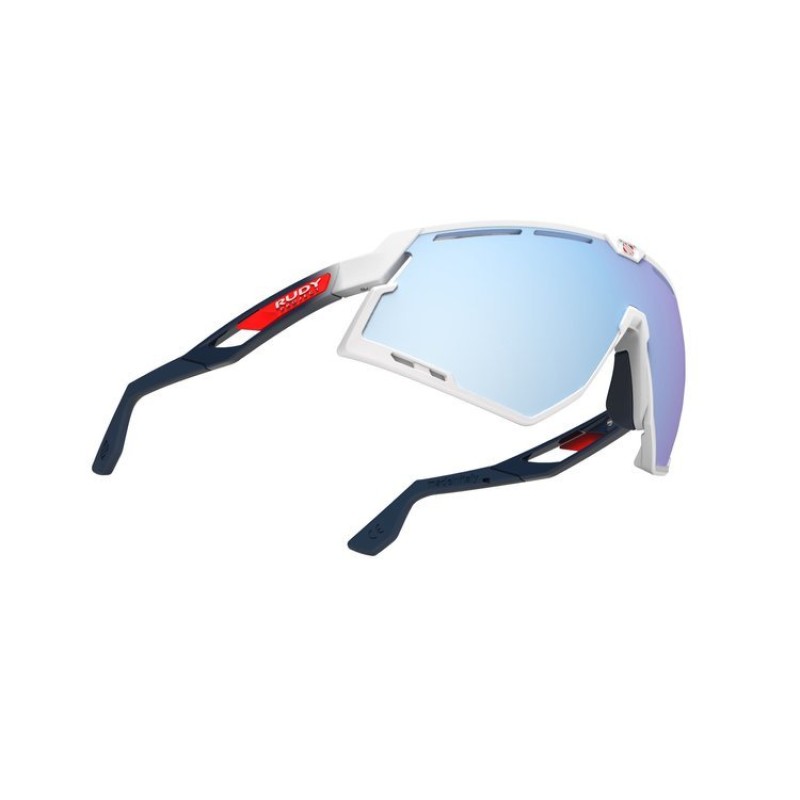 Okulary RUDY PROJECT DEFENDER STRIPES WHITE GLOSS/WHITE - MULTILASER ICE