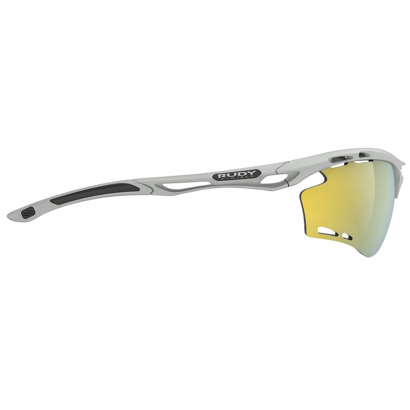 Okulary RUDY PROJECT PROPULSE LIGHT GREY MATTE - MULTILASER YELLOW