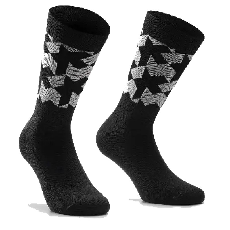 Skarpety ASSOS Monogram Socks EVO Black Skarpety ASSOS Monogram Socks EVO Black