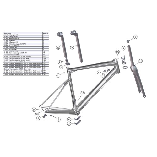 BMC Di2 plug kit # 1 - black
