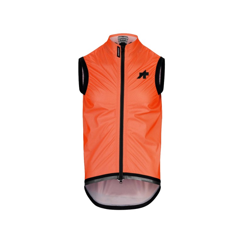 Kamizelka przeciwdeszczowa ASSOS EQUIPE Rain Vest S9 Propeller Orange XLG Kamizelka przeciwdeszczowa ASSOS EQUIPE Rain Vest S9 Propeller Orange XLG