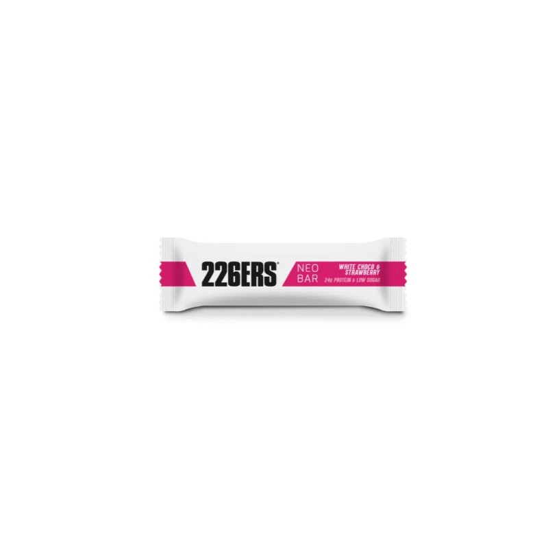 226ers NEO BAR 50g. WHITE CHOCO & STRAWBERRY (oblany białą czekoladą)