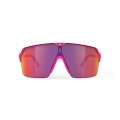Okulary RUDY PROJECT SPINSHIELD AIR PINK FLUO/BLACK MATTE - Multilaser Red Okulary RUDY PROJECT SPINSHIELD AIR PINK FLUO/BLACK MATTE - Multilaser Red