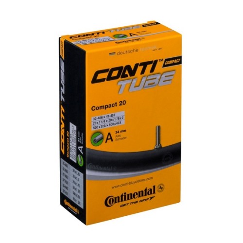 Dętka CONTINENTAL Compact 20 Auto 34mm 32-406/47-451
