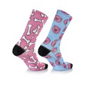 MB WEAR Skarpety : Socks Fun EVO Pork L/XL