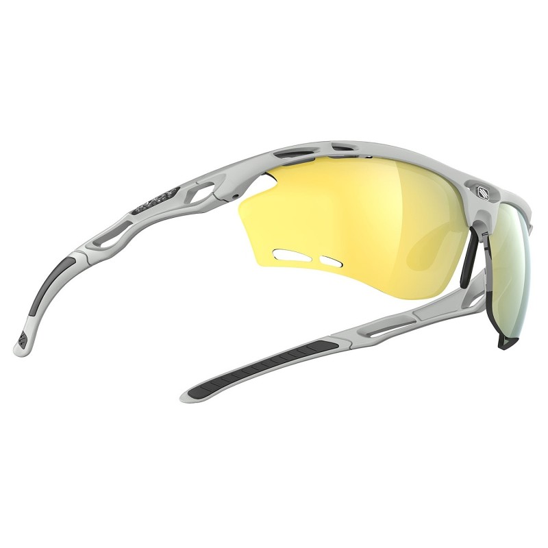 Okulary RUDY PROJECT PROPULSE LIGHT GREY MATTE - MULTILASER YELLOW