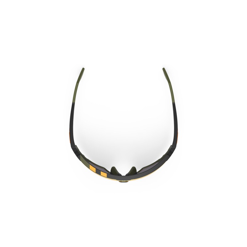 Okulary RUDY PROJECT DEFENDER STRIPES BLACK MATTE/ OLIVE - MULTILASER ORANGE