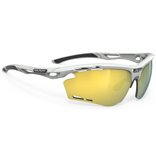 Okulary RUDY PROJECT PROPULSE LIGHT GREY MATTE - MULTILASER YELLOW