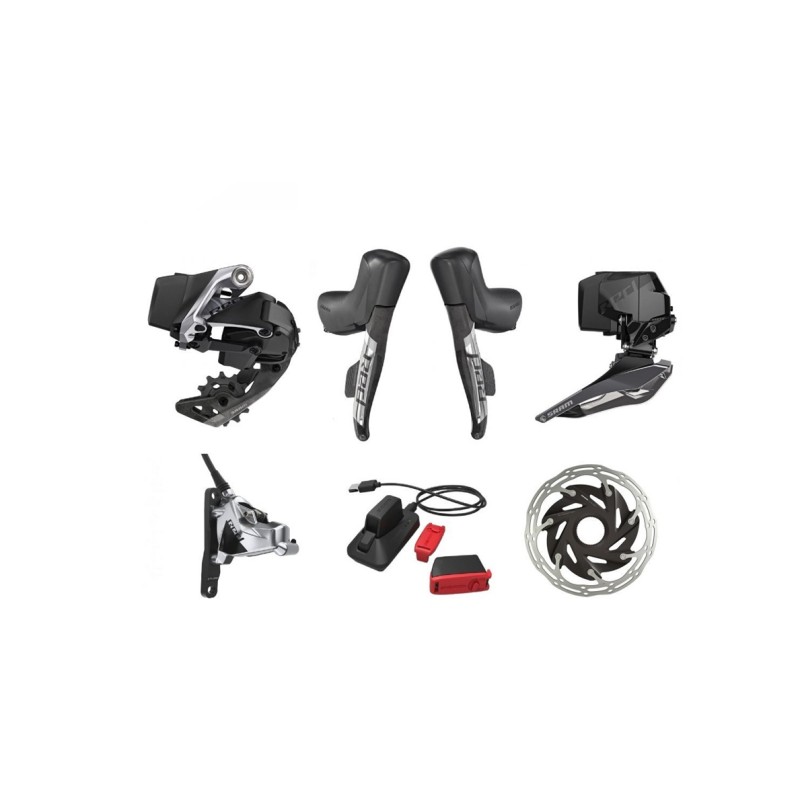 Grupa SRAM Red AXS HRD 2x12rz Flat Mount Centerlock Grupa SRAM Red AXS HRD 2x12rz Flat Mount Centerlock