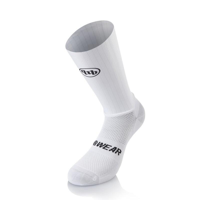 MB WEAR Skarpety : Socks Aero fast white L/XL MB WEAR Skarpety : Socks Aero fast white L/XL
