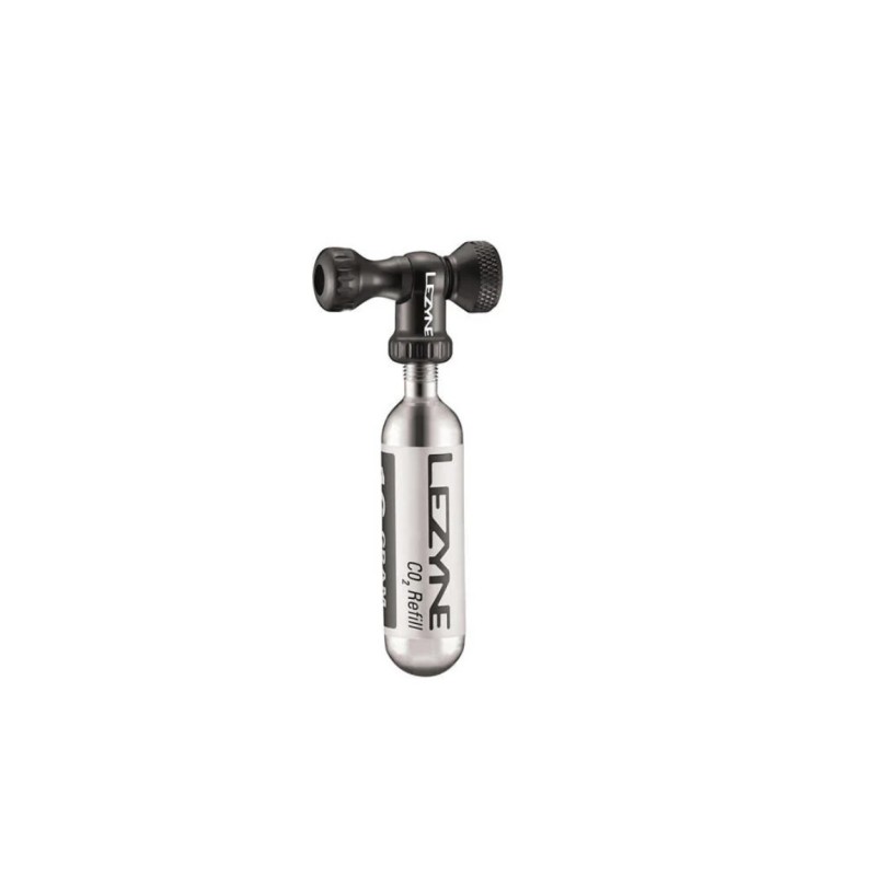 Pompka na naboje CO2 LEZYNE Control Drive CNC +nabój 25g czarna Pompka na naboje CO2 LEZYNE Control Drive CNC +nabój 25g czarna