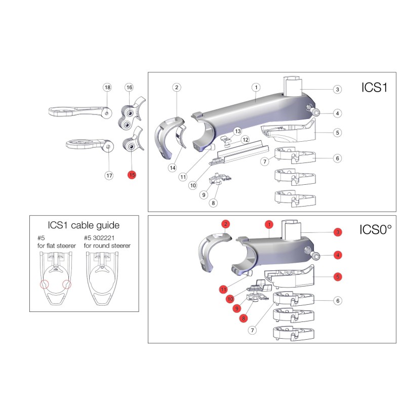 Mostek BMC ICS 0° 80mm p2p Mostek BMC ICS 0° 80mm p2p