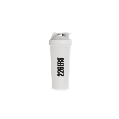 226ers SHAKER 800CC BIAŁY Z CZARNYM LOGO: Z SITKIEM I KULKĄ MIESZAJĄCĄ