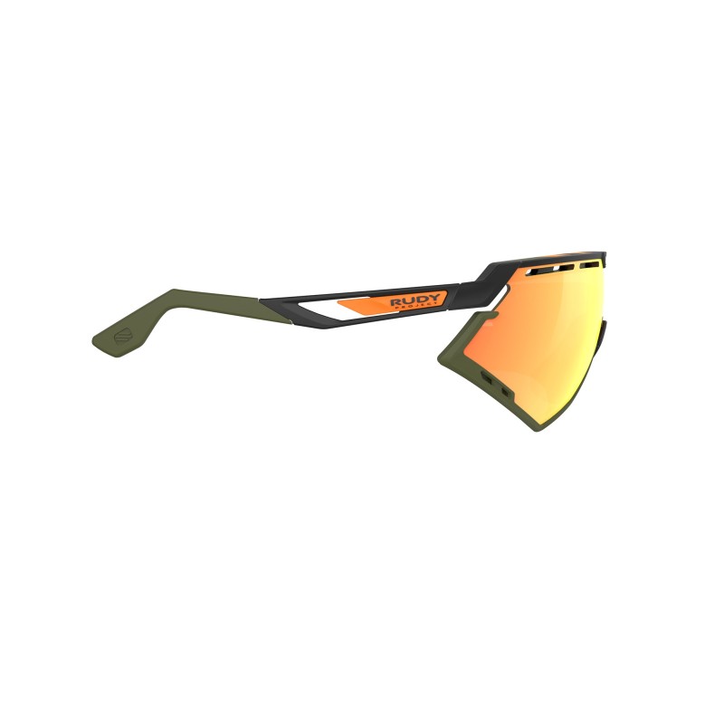 Okulary RUDY PROJECT DEFENDER STRIPES BLACK MATTE/ OLIVE - MULTILASER ORANGE
