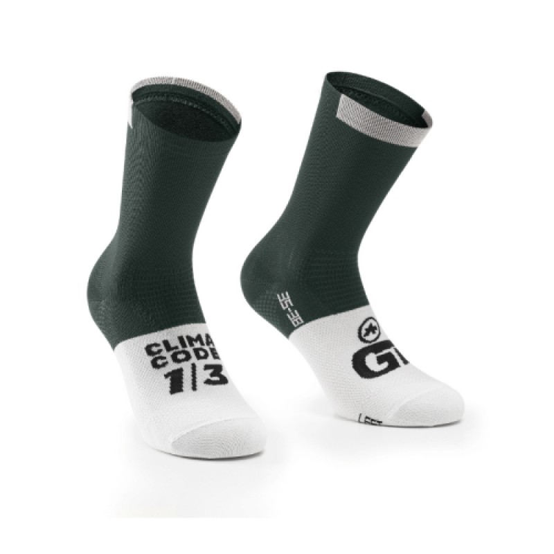 Skarpety ASSOS GT Socks C2 Schwarzwald Gren II Skarpety ASSOS GT Socks C2 Schwarzwald Gren II