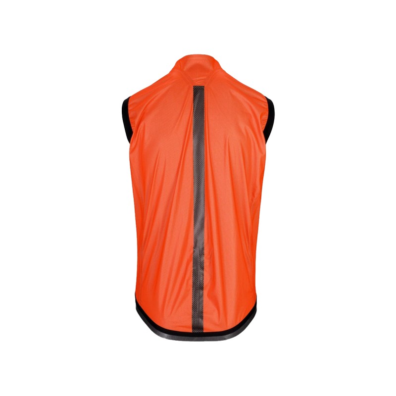 Kamizelka przeciwdeszczowa ASSOS EQUIPE Rain Vest S9 Propeller Orange XL Kamizelka przeciwdeszczowa ASSOS EQUIPE Rain Vest S9 Propeller Orange XL
