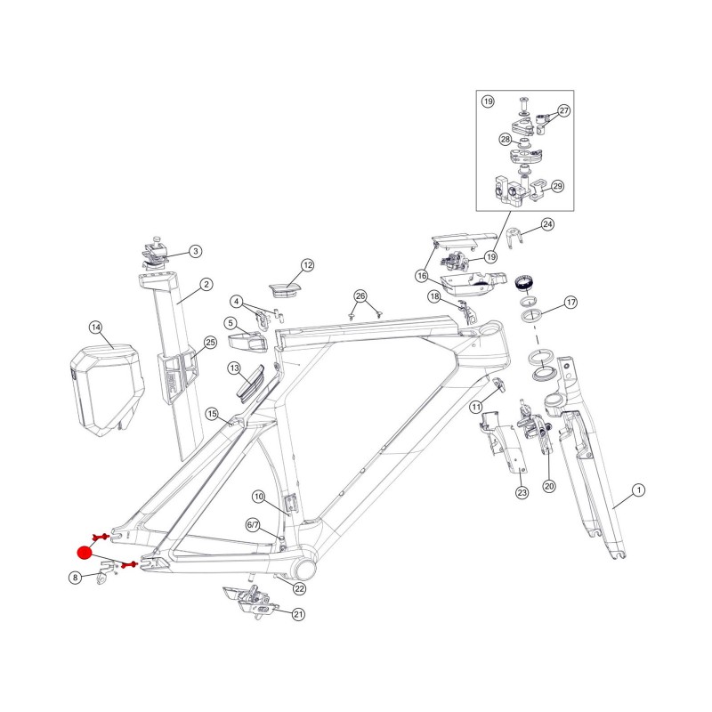 BMC Axle adjuster #1 TM01 BMC Axle adjuster #1 TM01