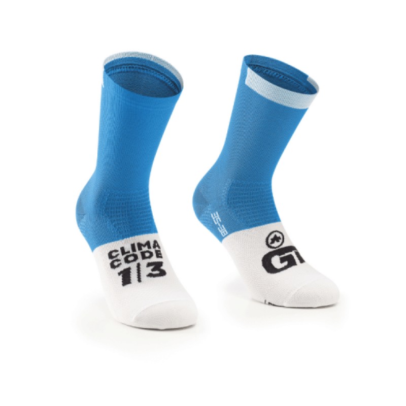 Skarpety ASSOS GT Socks C2 Cyber Blue Skarpety ASSOS GT Socks C2 Cyber Blue