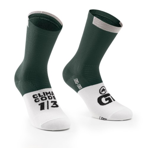 Skarpety ASSOS GT Socks C2 Grenade Green I
